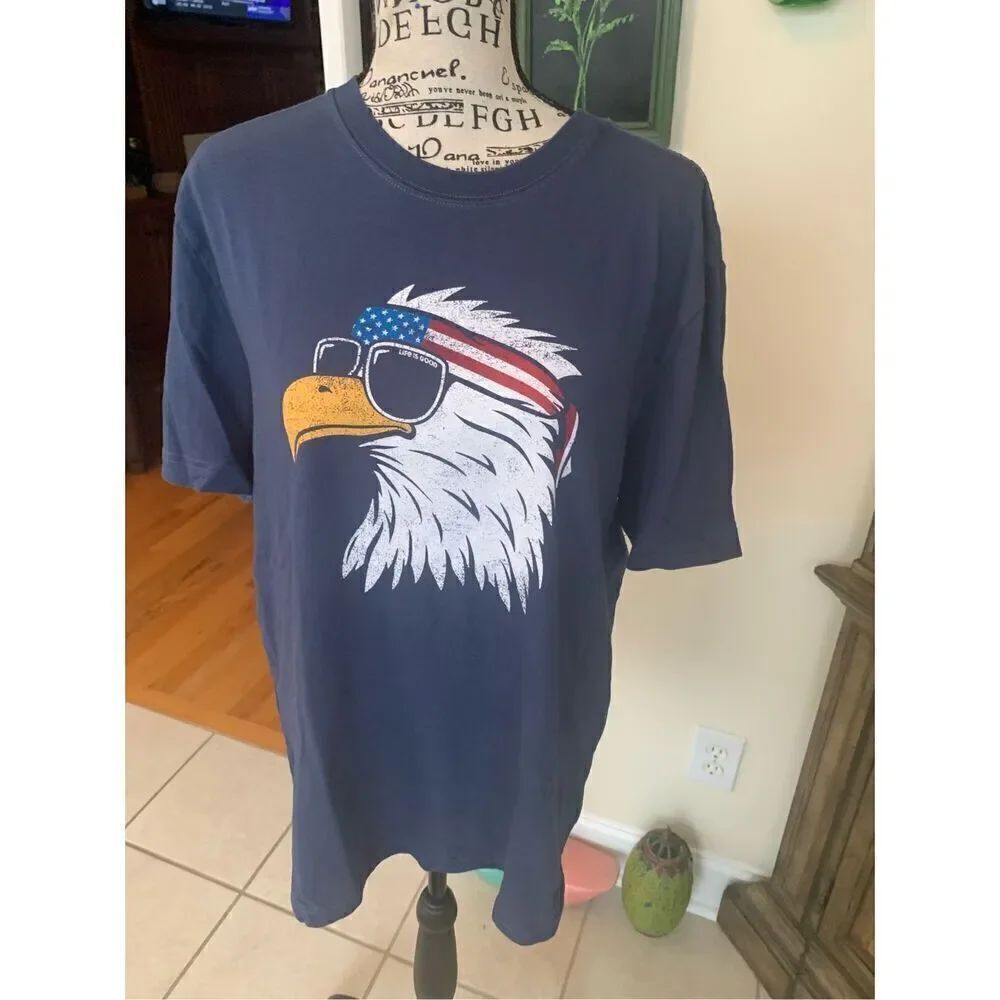 Men's Patriotic Eagle Short Sleeve Tee